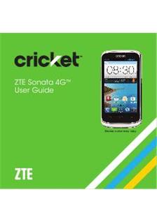 ZTE Sonata manual. Smartphone Instructions.
